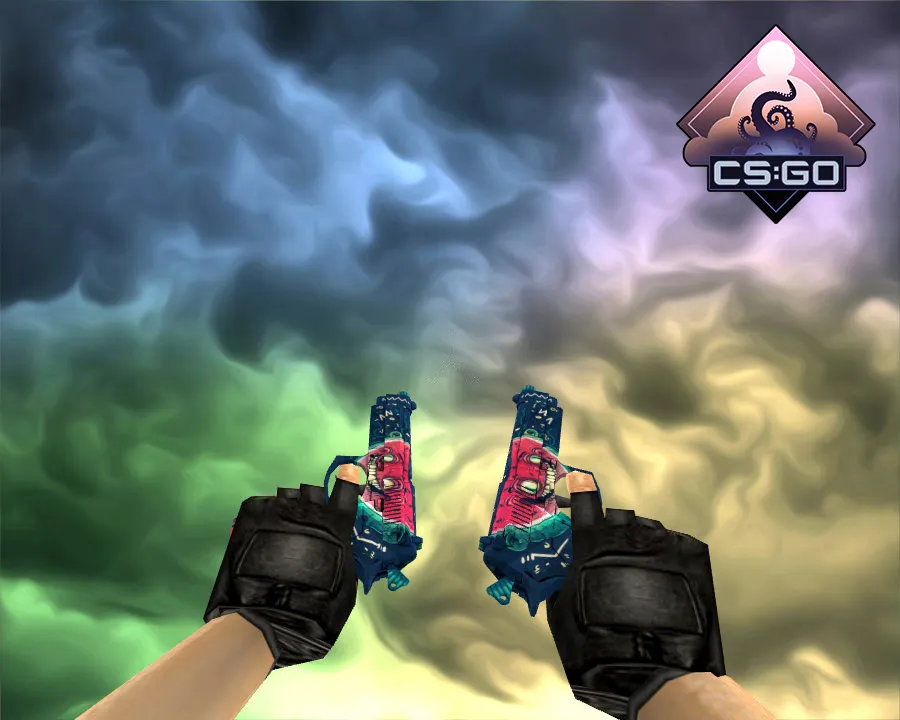 Скриншот Dual Berettas | Плод воображения (Melondrama) для CS 1.6