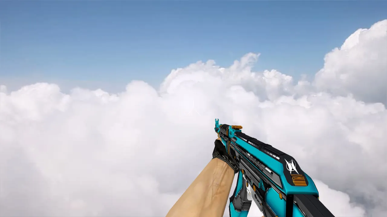 Скриншот Модель AK-47 Overdrive (v_ p_ w_) для CS 1.6: звуки, анимация осмотра, качество текстур