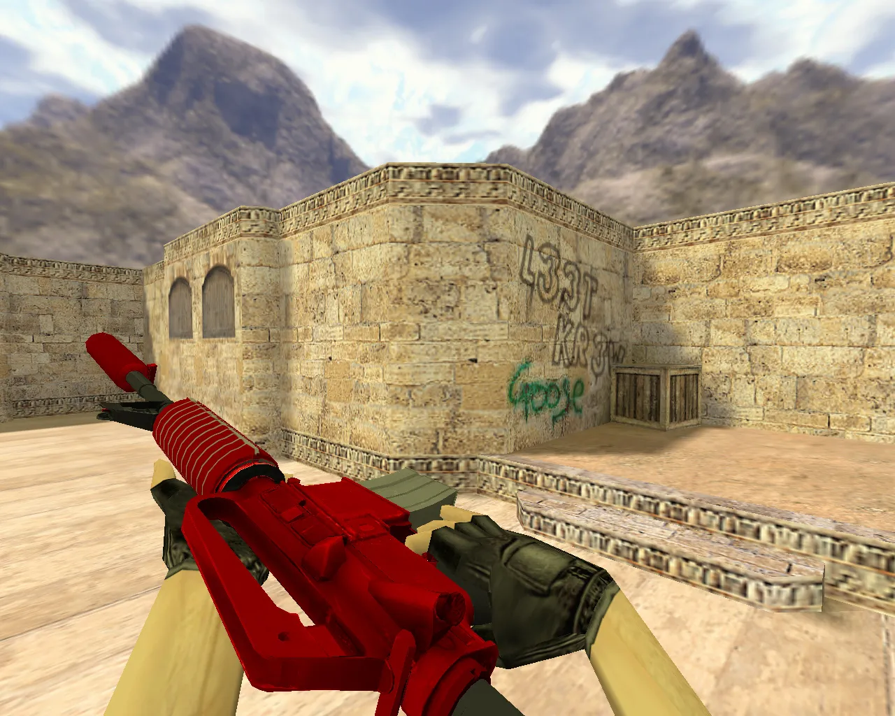 Скриншот Модель v_m4a1 «М4А1 Хот-род» для CS 1.6: p_m4a1, w_m4a1, звуки, анимации осмотра и текстуры