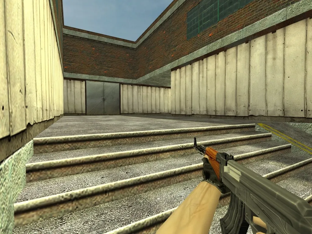 Скриншот  Карта de_fence для CS 1.6: баланс сторон, точки, .nav для ботов и оптимизация wpoly/epoly