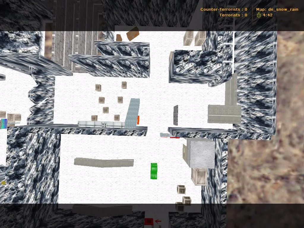 Скриншот  Карта de_snow_rain для CS 1.6 - подробное описание и особенности