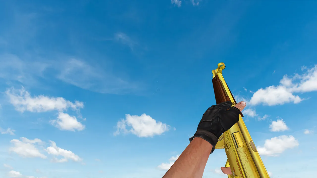 Скриншот Модель «CSO MP5 Gold Edition» для CS 1.6