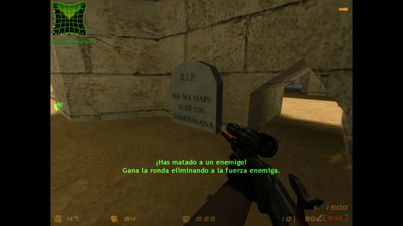 Скриншот  de_gamebanana карта для CS 1.6: баланс сторон, точки, .nav и оптимизация wpoly/epoly