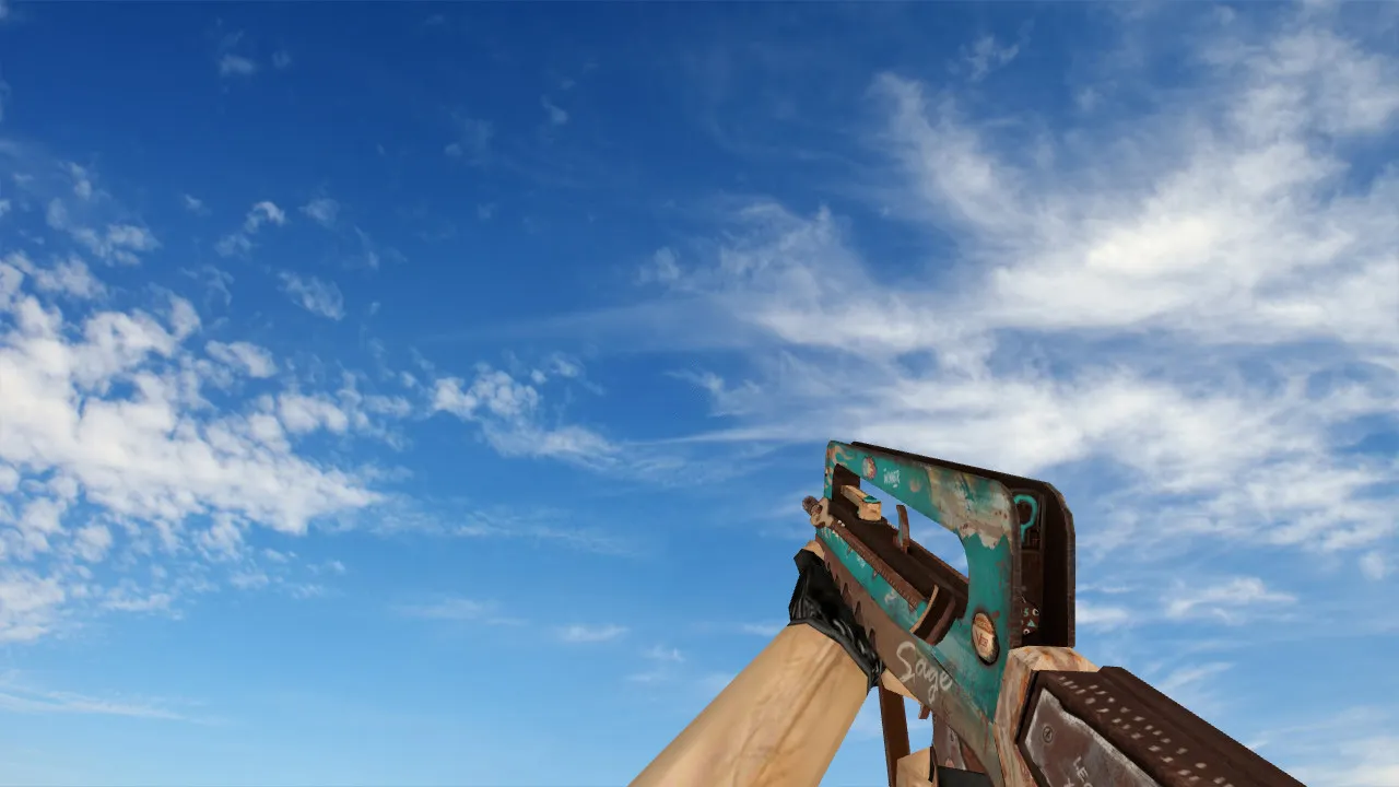 Скриншот Модель «Famas Savage» для CS 1.6: качественные текстуры и анимация