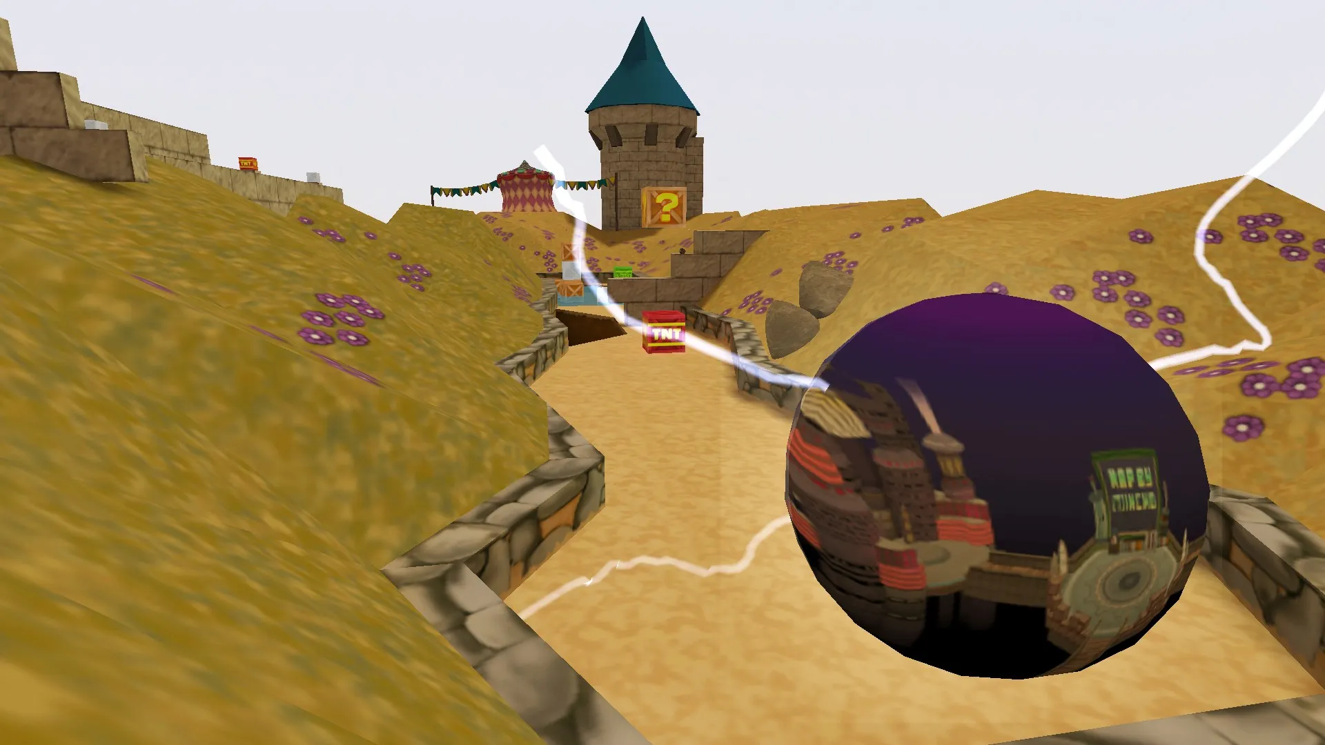 Скриншот  deathrun_crash_medieval для CS 1.6: тактика, точки, .nav, оптимизация и настройка ботов