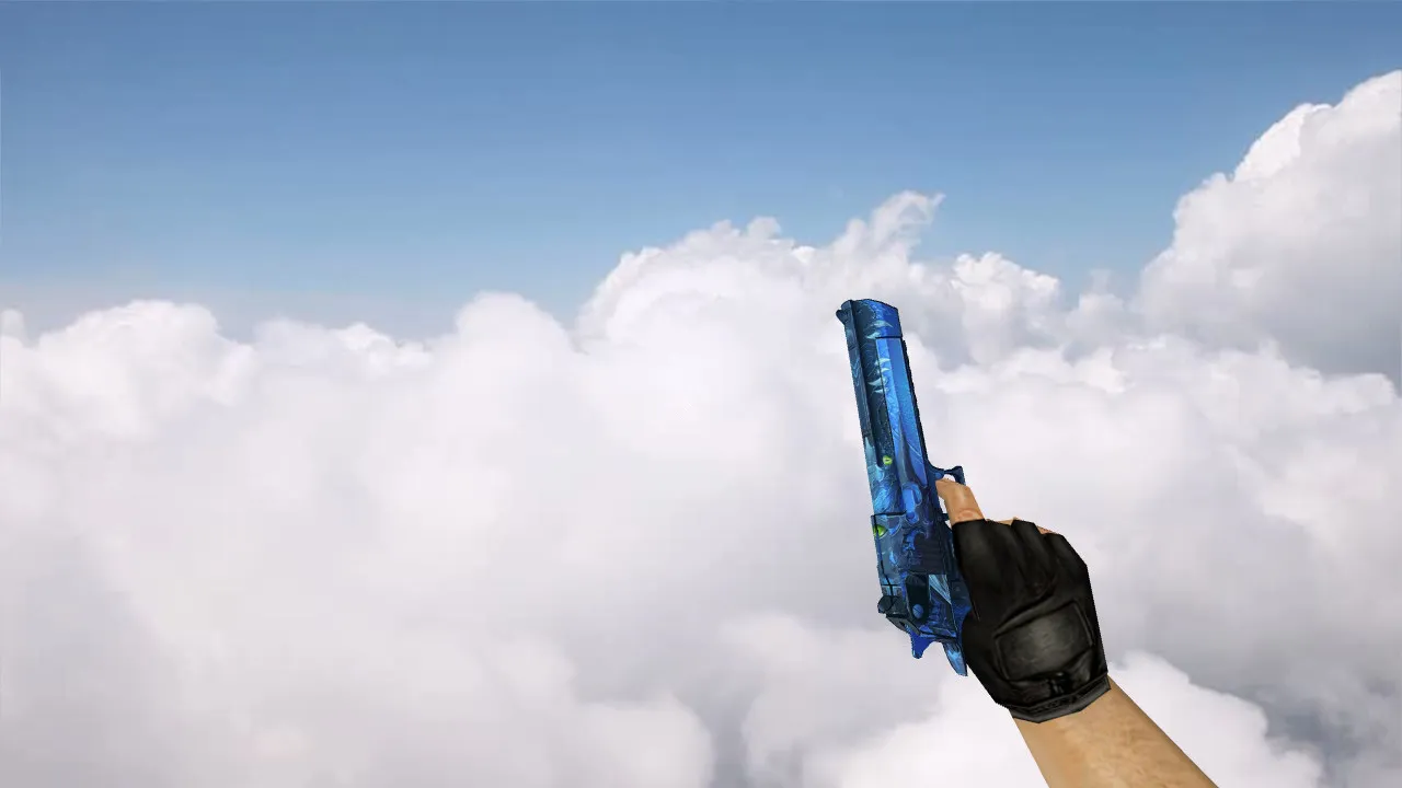 Скриншот Модель «Deagle Ice Dragon» для CS 1.6: уникальная текстура и анимация