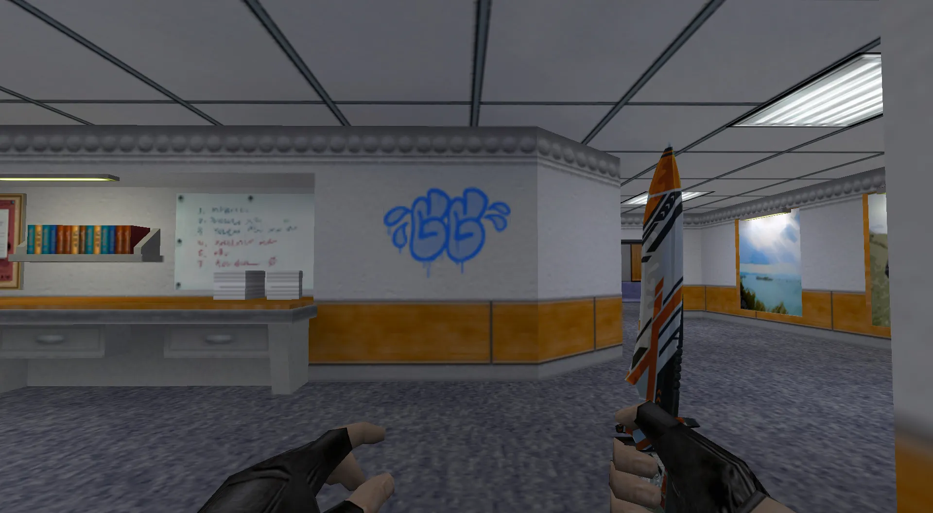 Скриншот Граффити «Хорошая игра» для CS 1.6 - Уникальный стиль в вашей игре