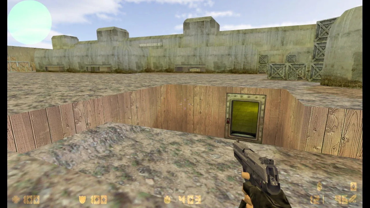 Скриншот  de_bunker2_ru карта для CS 1.6: точки, баланс сторон, .nav и оптимизация wpoly/epoly