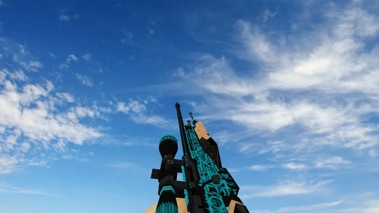 Скриншот Модель AWP Handwritten для CS 1.6 - Качественные текстуры и анимации