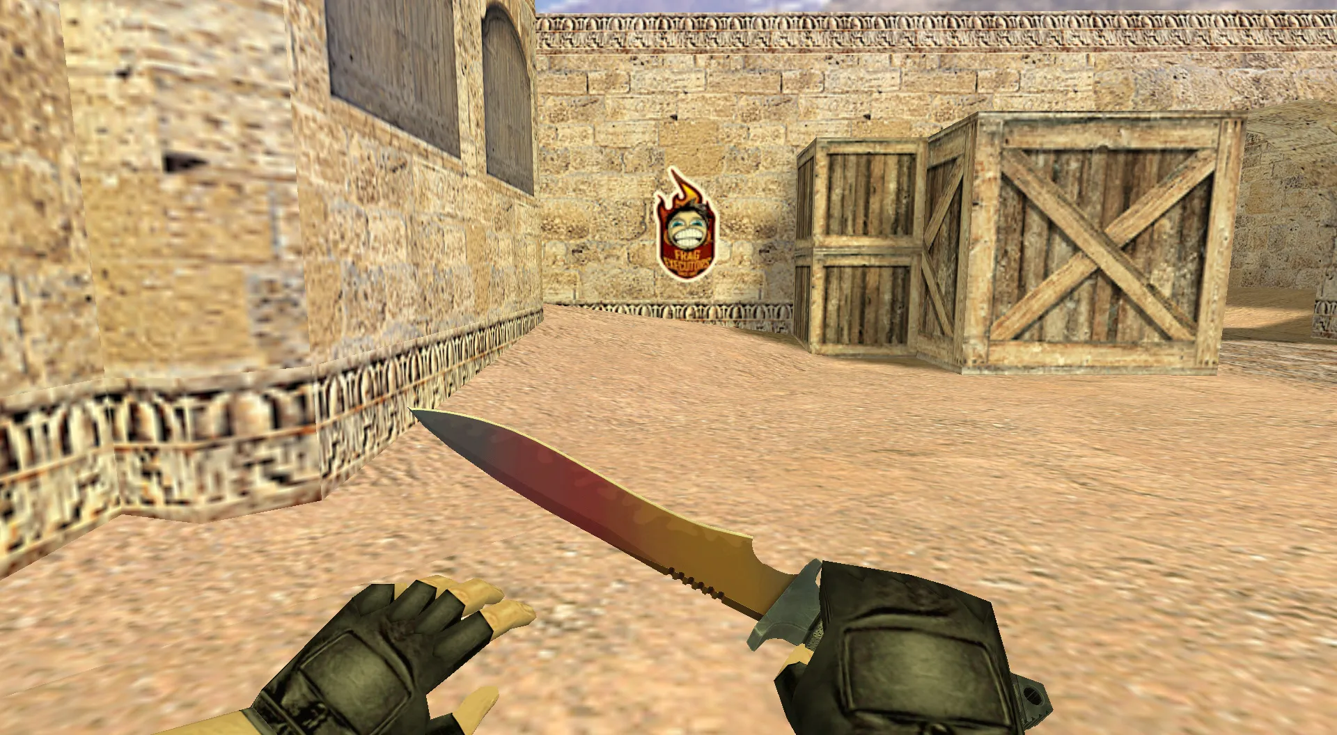 Скриншот Граффити «Frag eXecutors Logo» для CS 1.6 - Уникальное искусство киберспорта