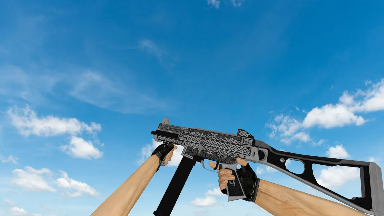 Скриншот Модель UMP-45 Hagalaz для CS 1.6: скачать и установить