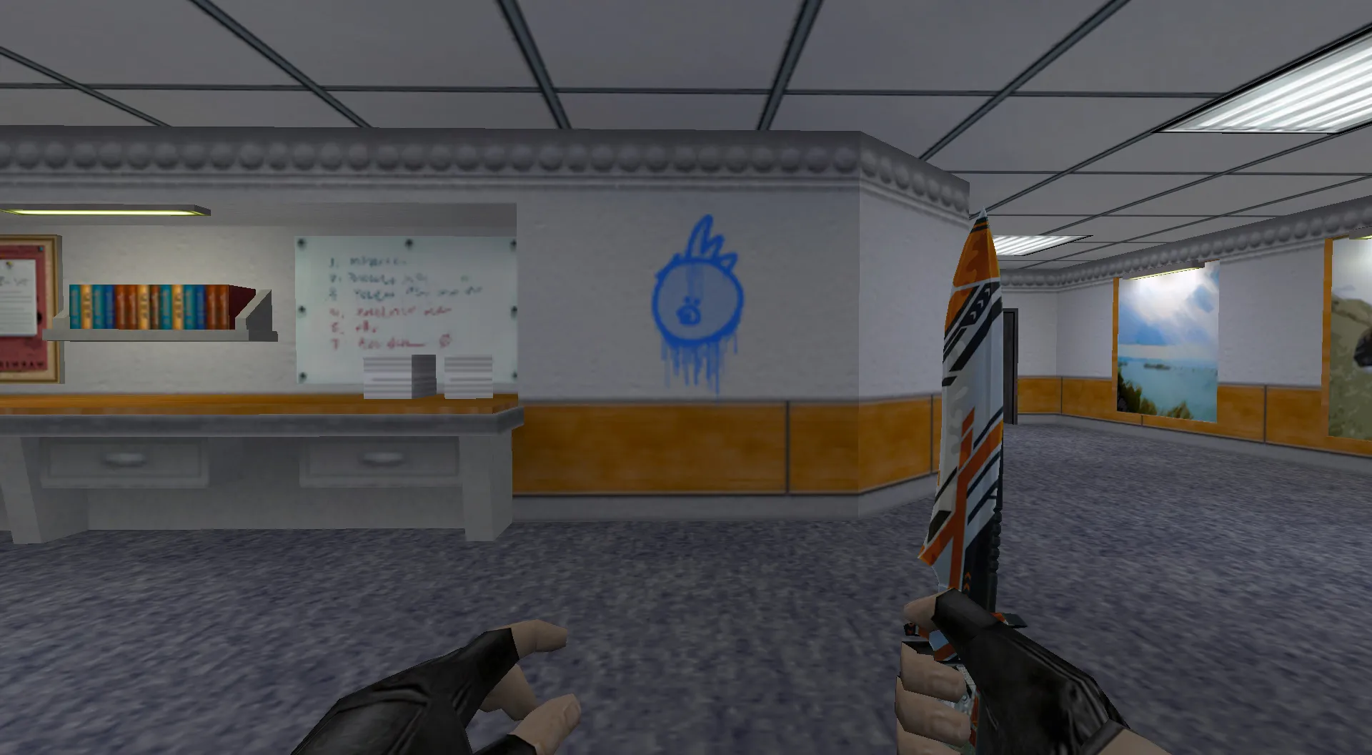 Скриншот Граффити «Куд-кудах» для CS 1.6 - Уникальный стиль для вашей игры