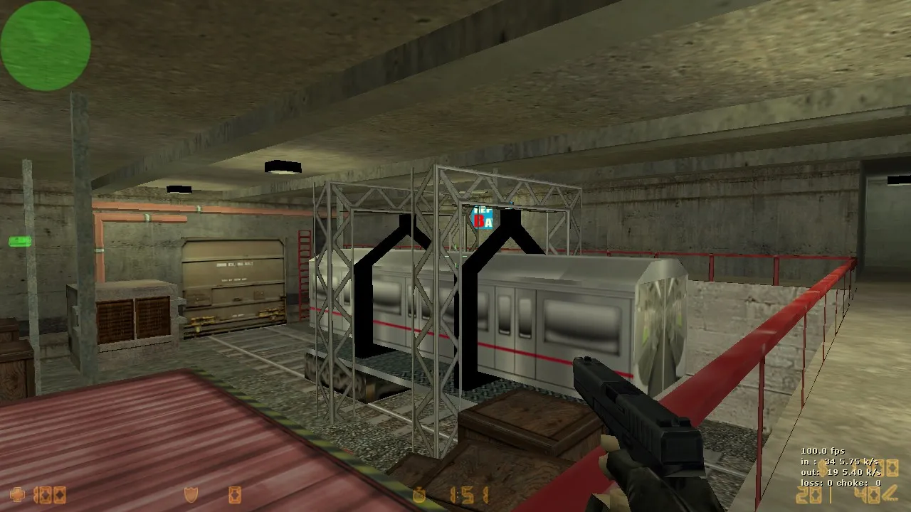 Скриншот  de_delhimetro для CS 1.6: карта DE, точки под контртеров и терроров, .nav для ботов и оптимизация wpoly/epoly