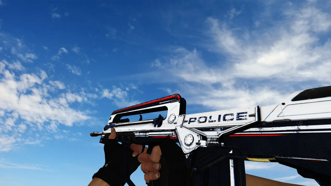 Скриншот  Пак моделей оружия из CS GO для CS 1.6: v_, p_, w_, звуки, анимация осмотра и качество текстур