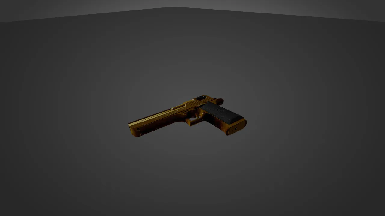 Скриншот Модель «Hav0c's Gold Deagle For Chicken» для CS 1.6 | Уникальные скины