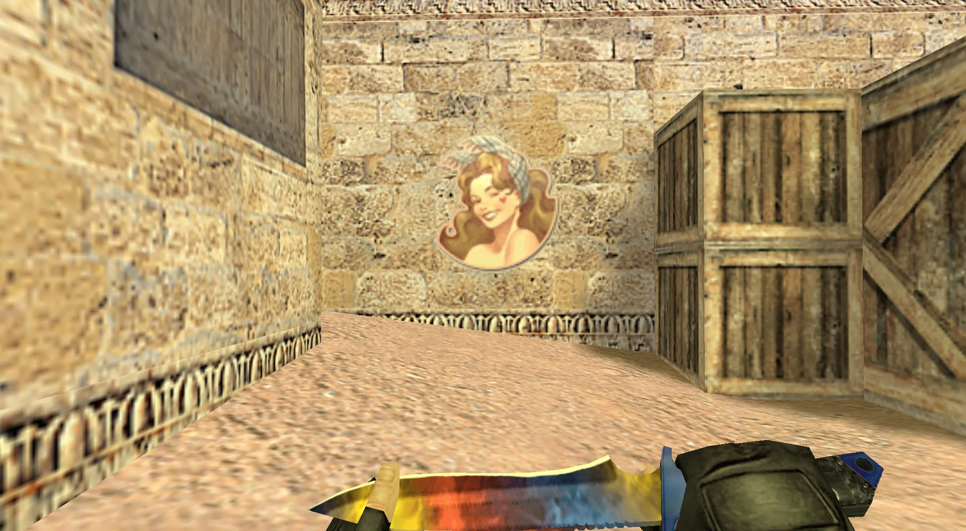 Скриншот Граффити «Иветта» для CS 1.6 - Эстетика и Искусство в Игротеках