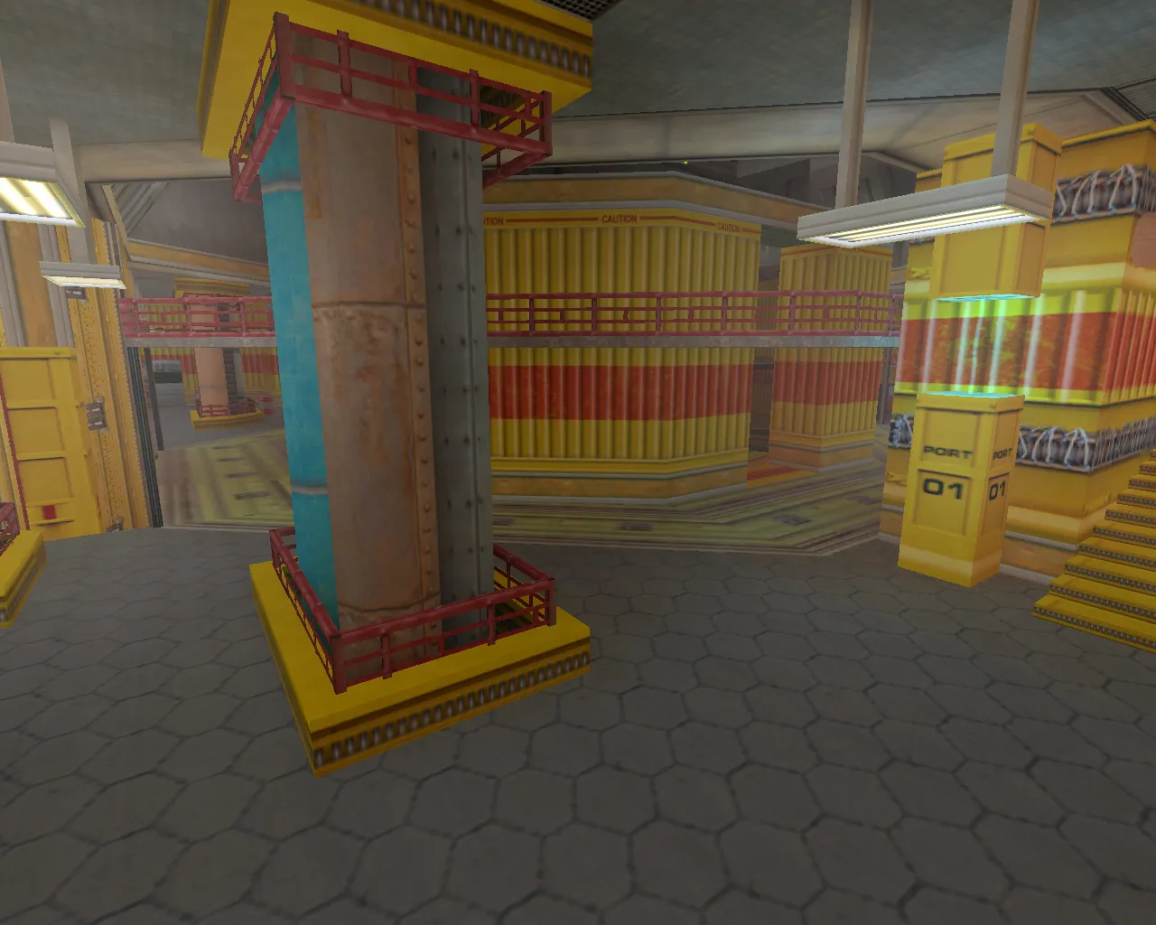 Скриншот  aim_lambdalab — карта для тренировки прицела в CS 1.6: точки, маршруты, боты и оптимизация