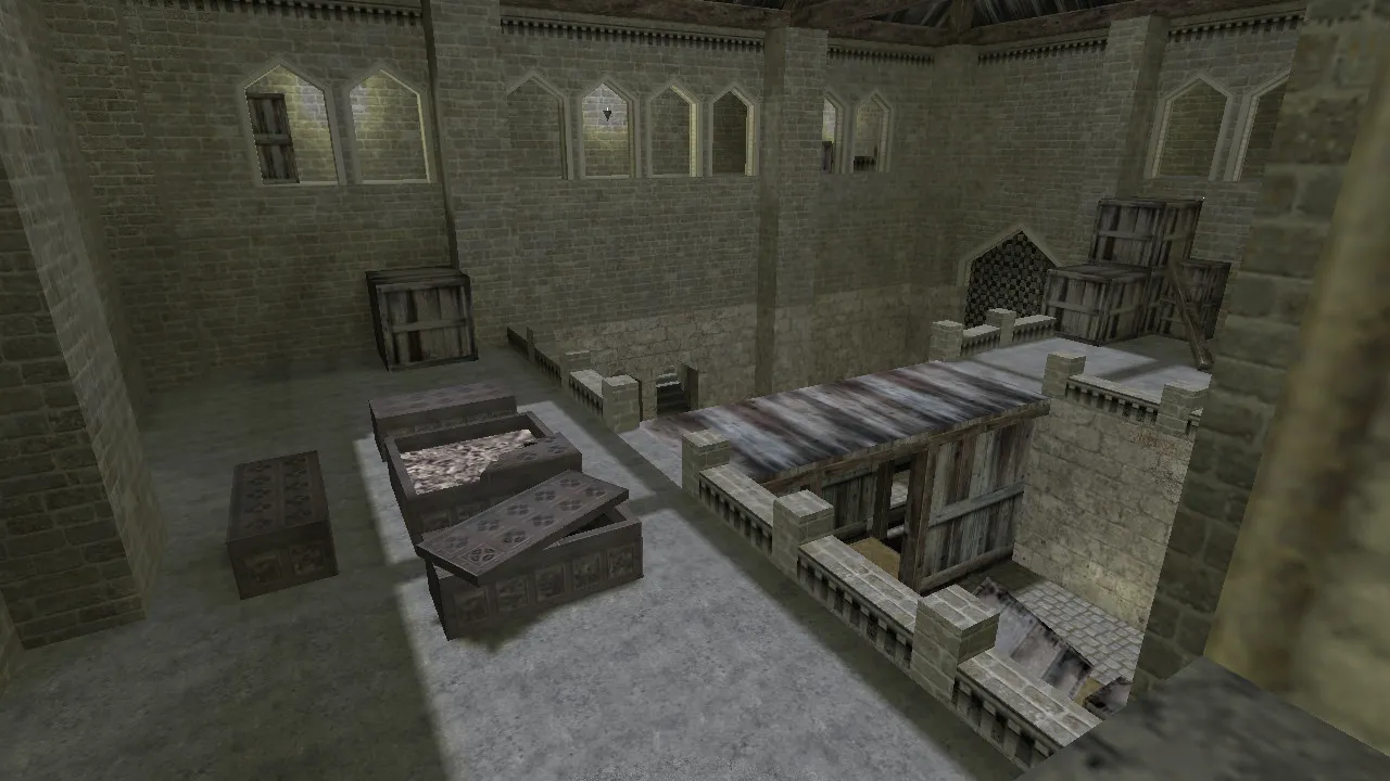 Скриншот  Карта de_ming для CS 1.6 – Тактические возможности и особенности