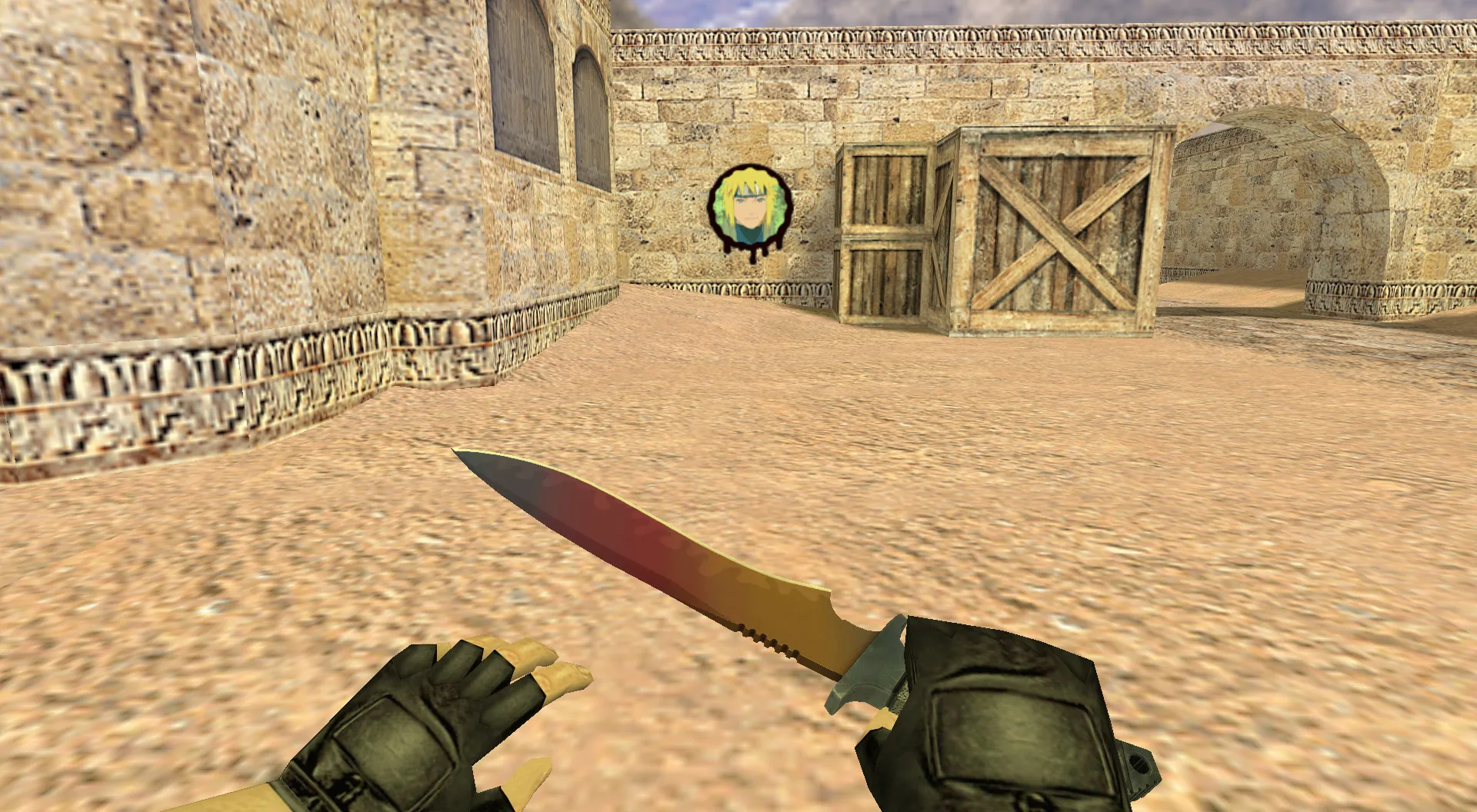 Скриншот Граффити «Минато Намикадзе» для CS 1.6 - Стиль и Игра