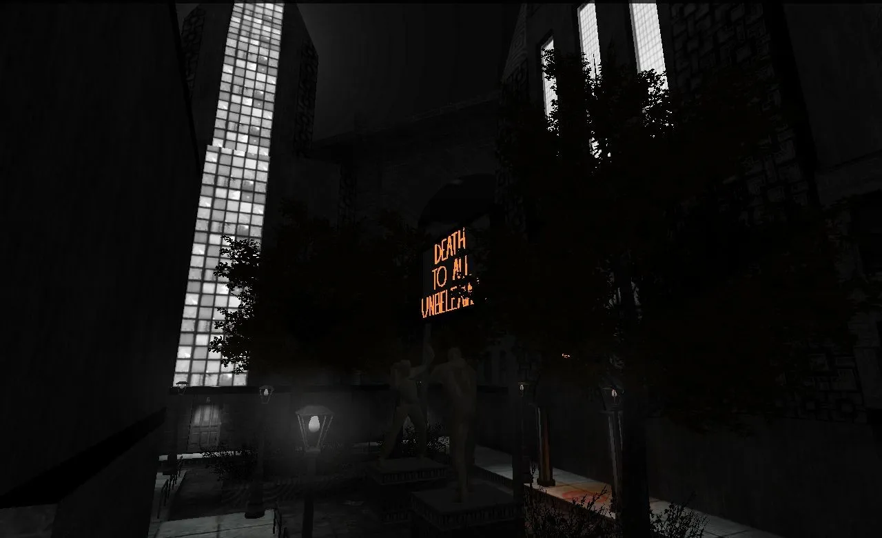 Скриншот  de_dystopia_revisited для CS 1.6: точки, маршруты, .nav и оптимизация карты