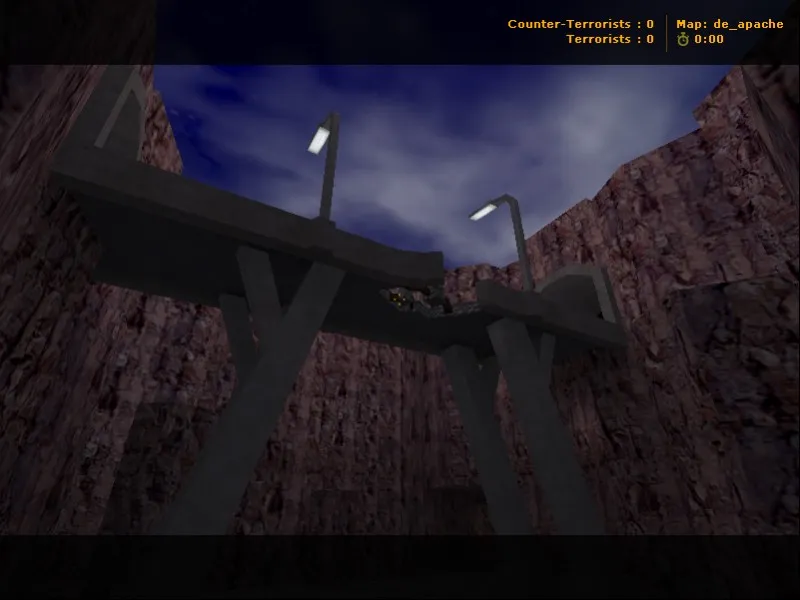 Скриншот  Карта de_apache для CS 1.6: точки, маршруты, .nav для ботов и оптимизация wpoly/epoly