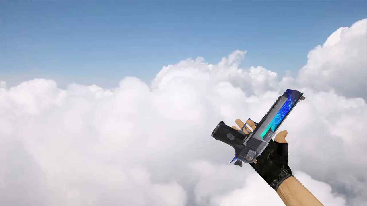 Скриншот Модель «Deagle Overcharged Blue» для CS 1.6 - Скачай сейчас