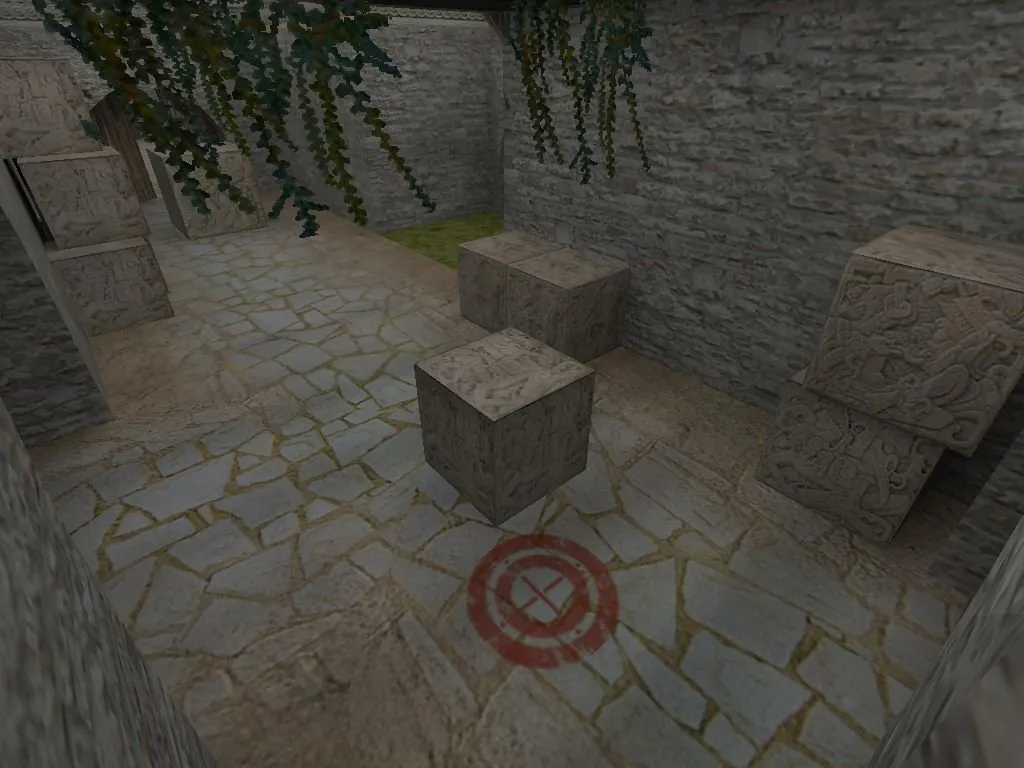 Скриншот Карта de_az для CS 1.6: тактика за Т и КТ, точки, .nav для ботов и оптимизация wpoly/epoly