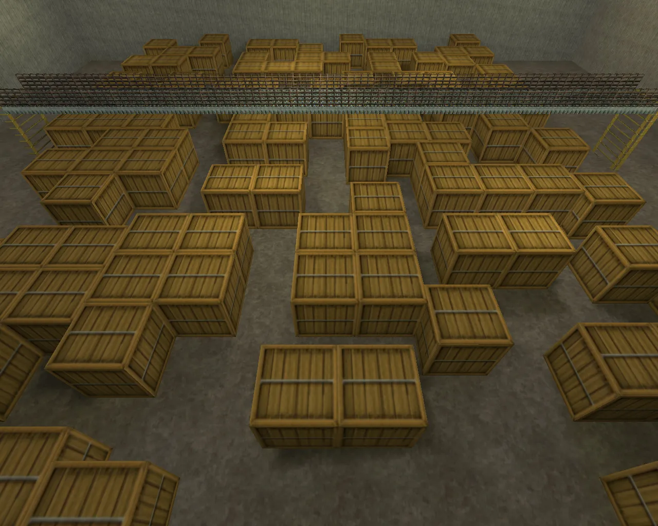 Скриншот  aim_glock для CS 1.6: карта для тренировки прицела, позиции, раунды и бот-нав