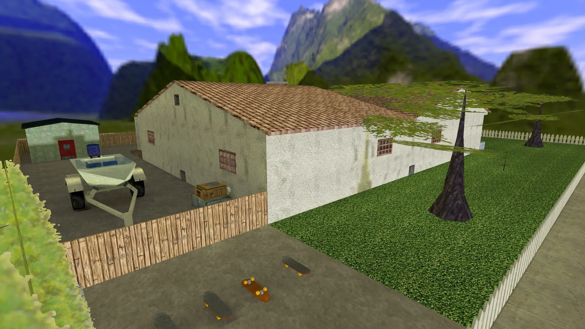 Скриншот  Карта de_stealths_house_v2 для CS 1.6 – Тактический анализ и особенности