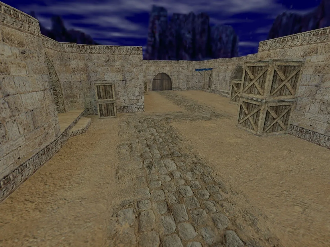 Скриншот  Карта de_lietah для CS 1.6: Тактические особенности и детали