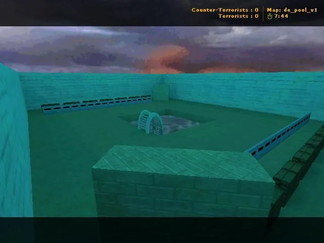 Скриншот Карта «de_pool_v1» для CS 1.6