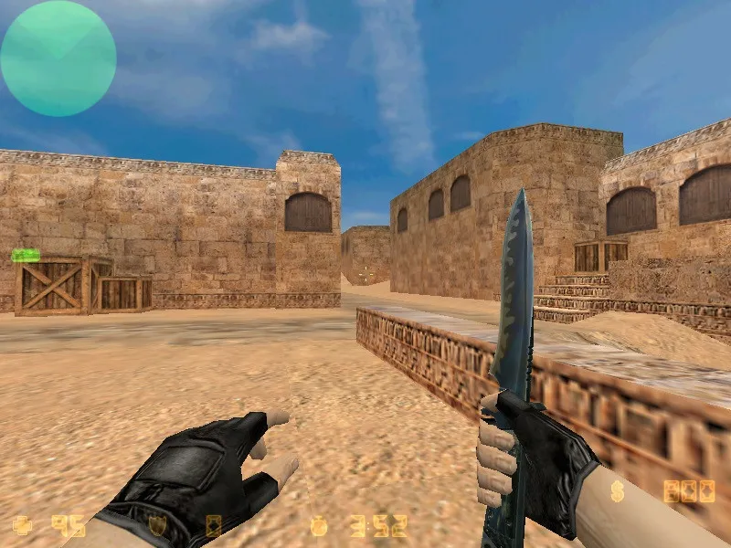 Скриншот  de_dust2_largo_ma_medio — DE карта для CS 1.6, точки под лонг и мид, .nav для ботов, оптимизация