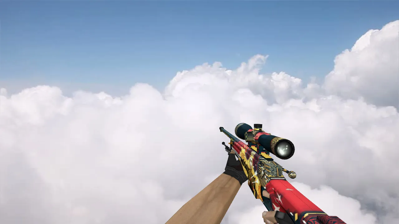 Скриншот Модель «AWP Императрица» для CS 1.6: качественные текстуры и уникальный стиль