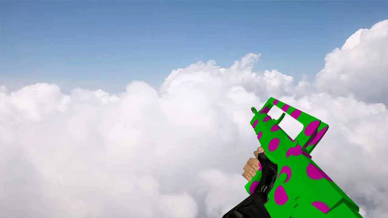 Скриншот Модель «Default Famas Clownter-Strike» для CS 1.6 - Подробности и Характеристики