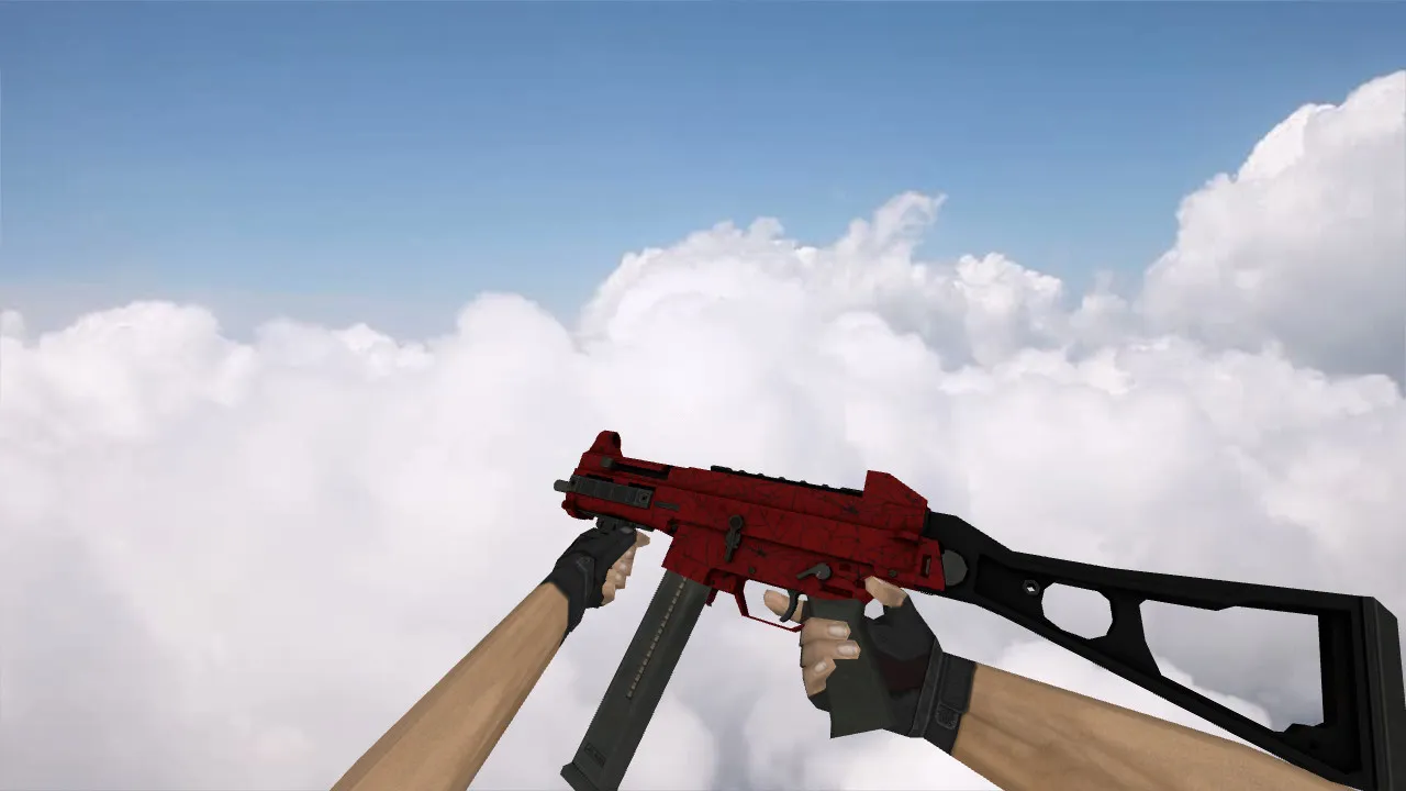 Скриншот Модель UMP-45 «Кровавая паутина» для CS 1.6