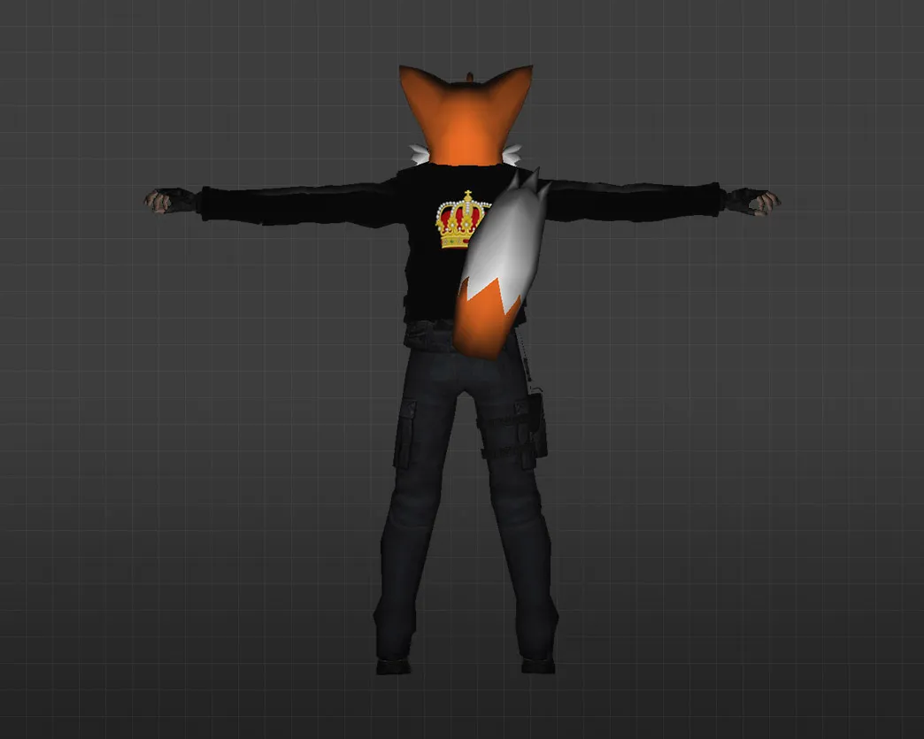 Скриншот Модель «Тейлз» для CS 1.6 – уникальный игровой скин