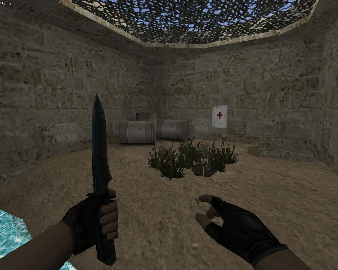 Скриншот  deathrun_woods2 карта для CS 1.6: тактика за терроров и CT, точки, .nav, оптимизация wpoly/epoly