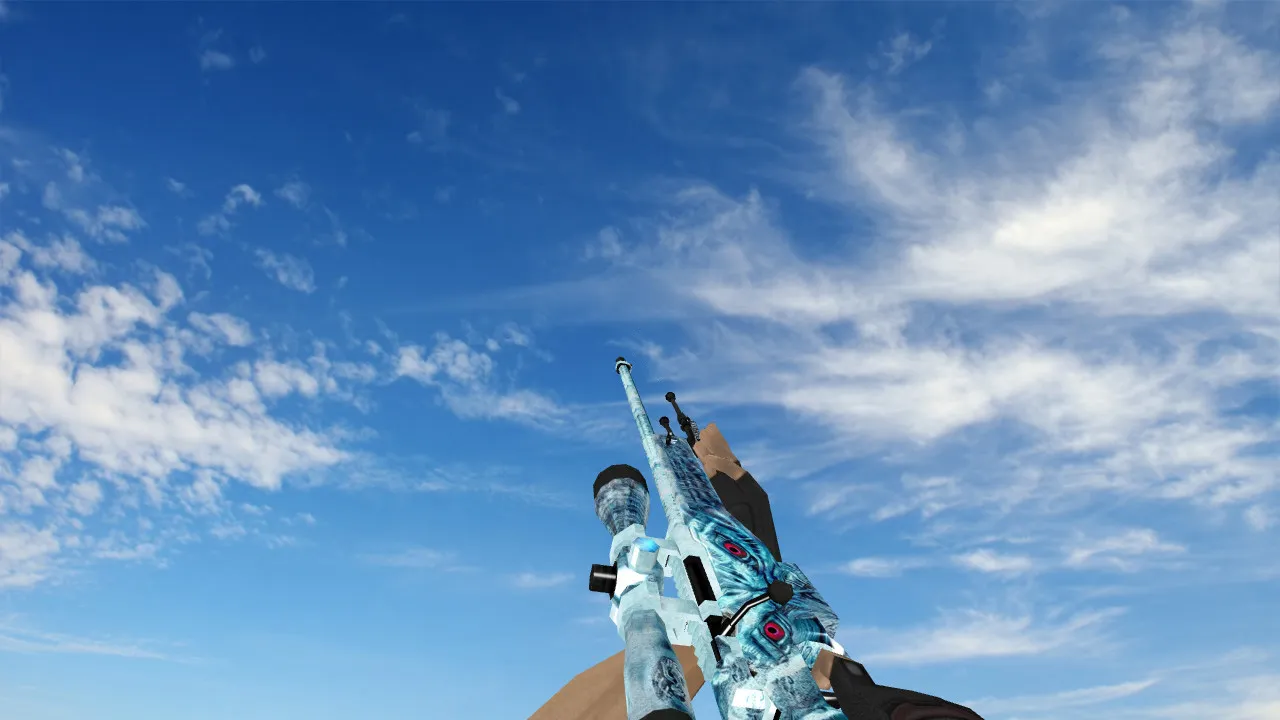 Скриншот Модель AWP Frozen Cold для CS 1.6 - Оружие с уникальным дизайном