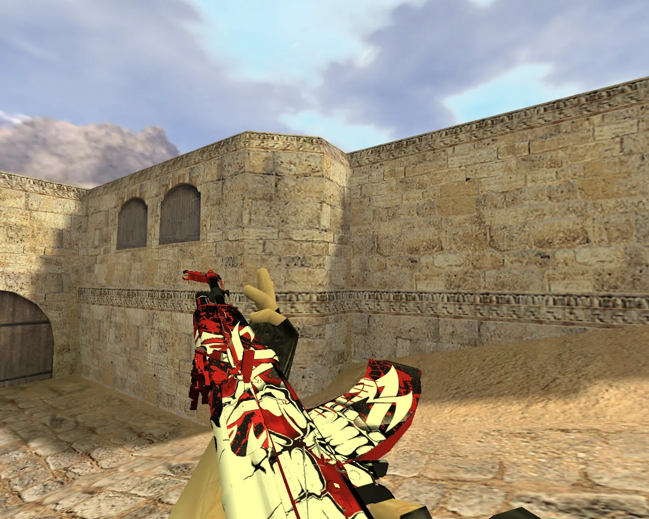 Скриншот Модель «АК-47 Жнец» v_ модели, p_ модели, w_ модели для CS 1.6: звуки, анимация осмотра, текстуры и настройка