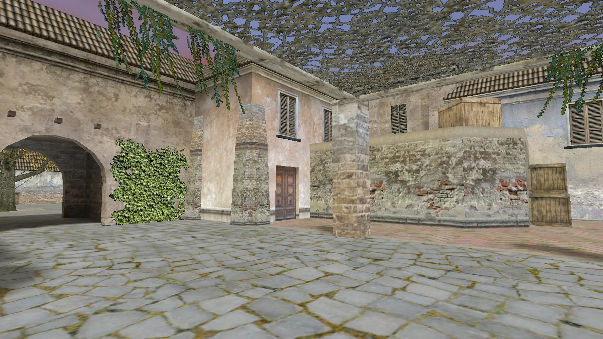 Скриншот  Карта de_esl_autumn для CS 1.6: тактика CT/T, точки контроля, .nav для ботов и оптимизация