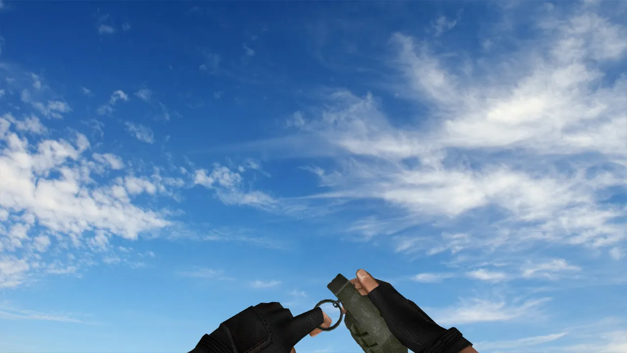 Скриншот  Модель «MKII Frag Nade» для CS 1.6: v_, p_, w_ гранаты, звук и анимация осмотра