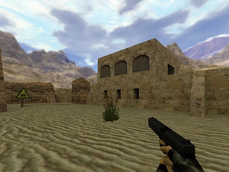 Скриншот  Карта de_sert для CS 1.6 - Подробный обзор и тактика