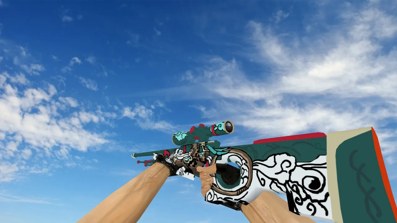 Скриншот Модель AWP Monkey King для CS 1.6 - Идеальный выбор для снайперов