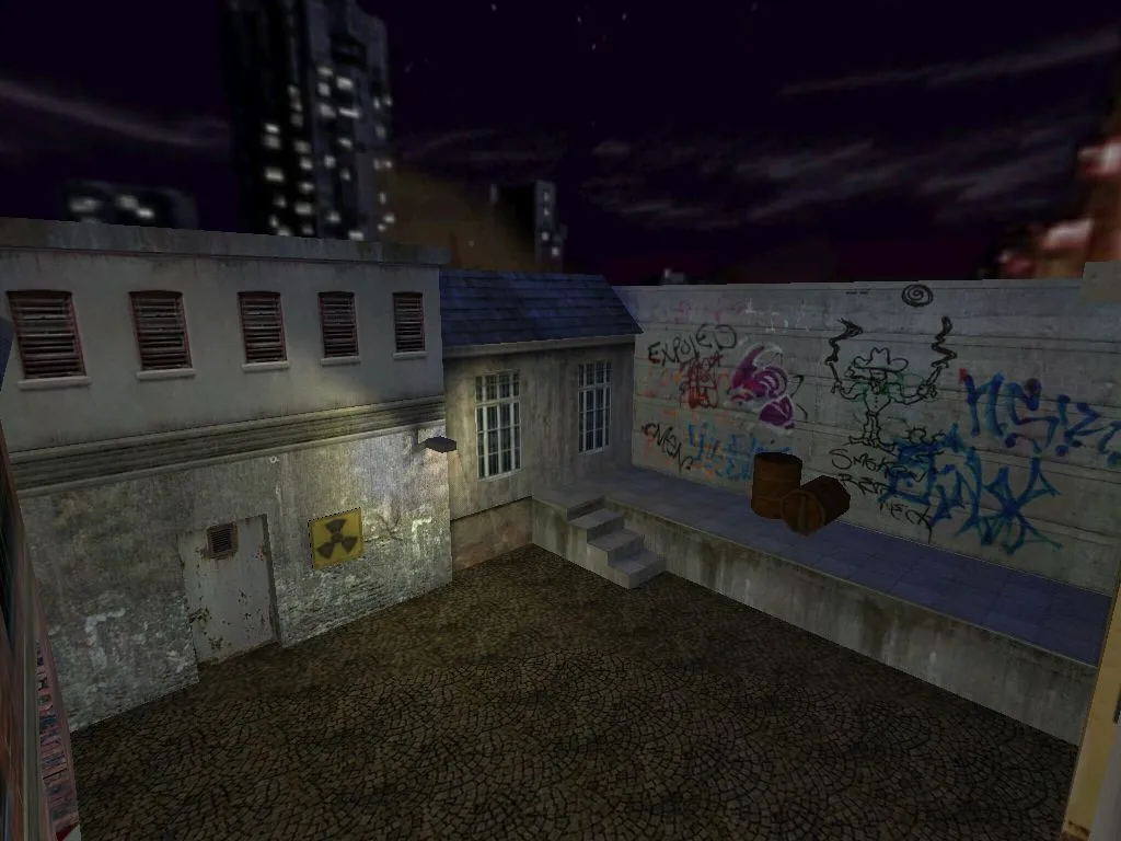 Скриншот  Карта de_nightwatch для CS 1.6: Тактика и особенности