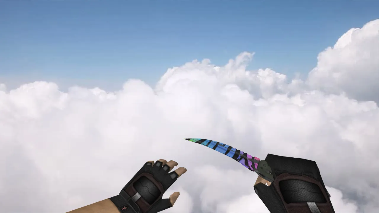 Скриншот Flip Knife Superfurry v_ модели для CS 1.6: звуки, анимация осмотра, текстуры и качество скина