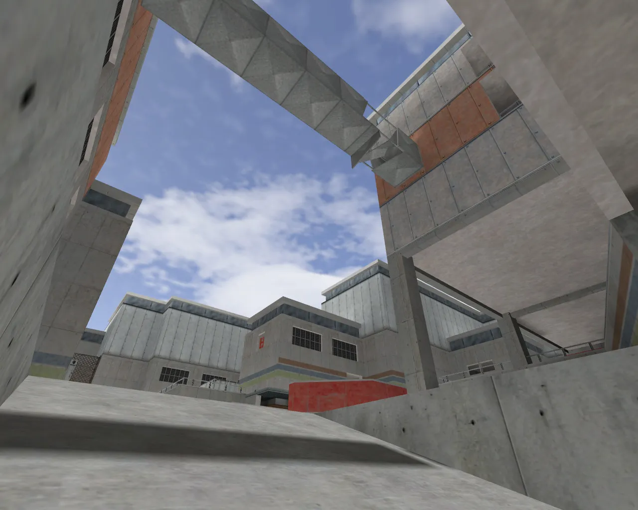 Скриншот  Карта de_strive для CS 1.6 - Тактические возможности и баланс