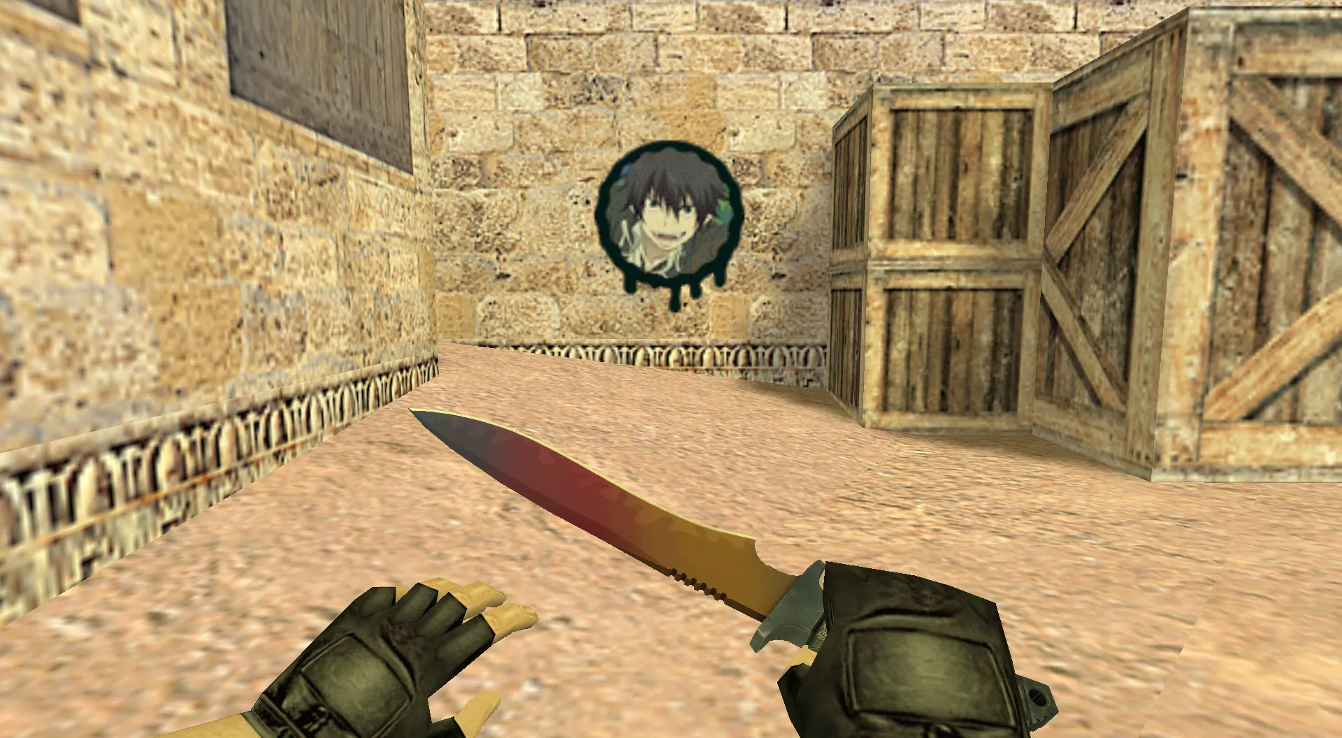 Скриншот Граффити «Рин Окумура» для CS 1.6 - Уникальный стиль в каждом матче