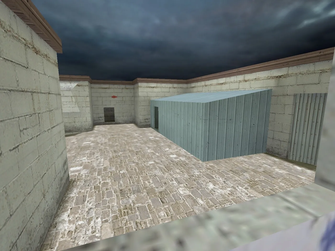 Скриншот Карта de_bourne для CS 1.6: тактика за CT и T, точки на карте, .nav для ботов, оптимизация wpoly/epoly