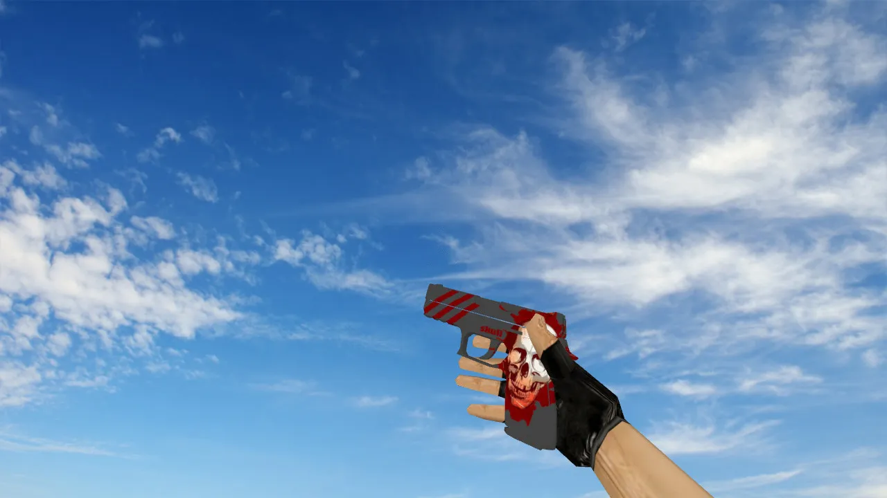 Скриншот Модель P250 Bloody Skull для Counter-Strike 1.6