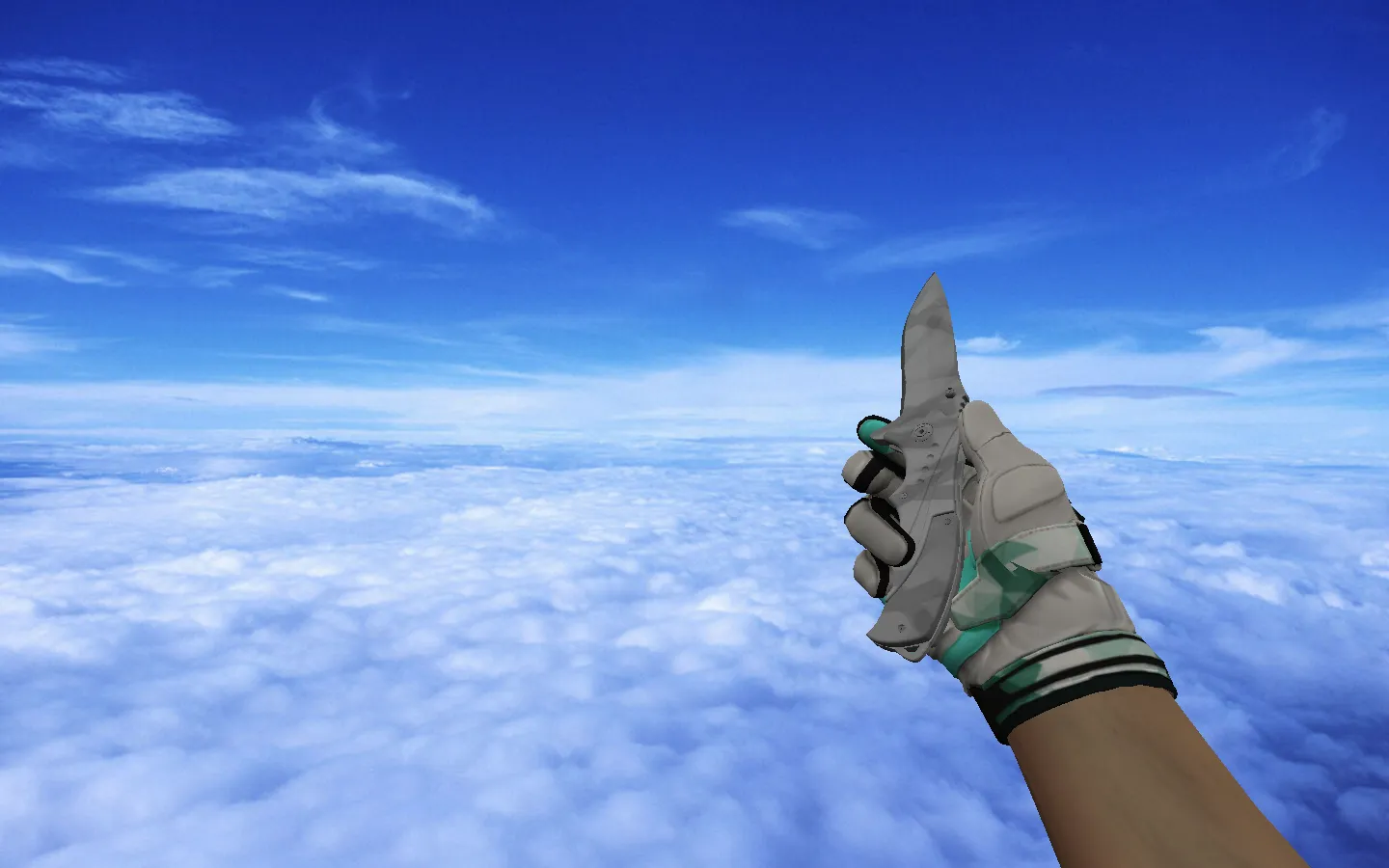 Скриншот Нож «Бродяга» для CS 1.6: v_ и p_ модель, звуки, анимация осмотра, текстуры и скин для сервера